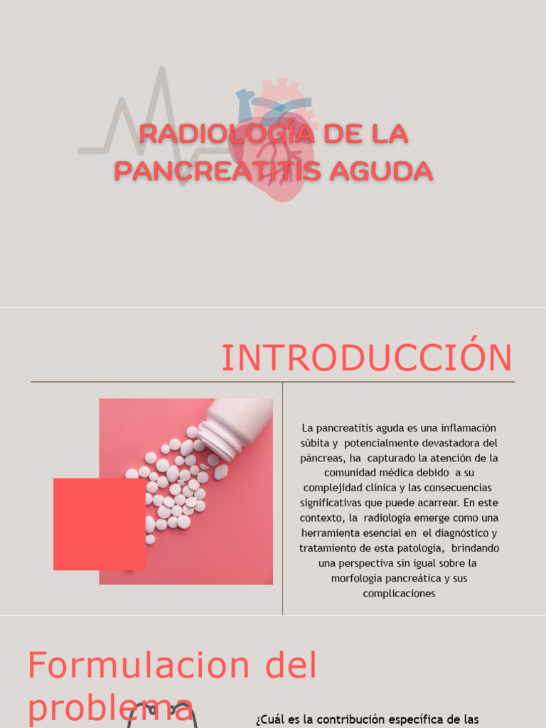Pancreatitis Aguda y Imagen en Rx | PDF | Páncreas | Radiología