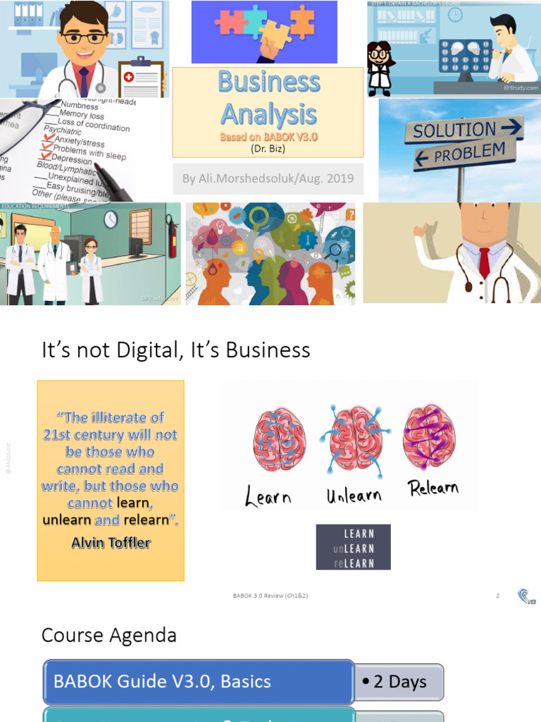 BABOK V3.0 Business Analysis Overview | PDF | Business Analysis | Physician