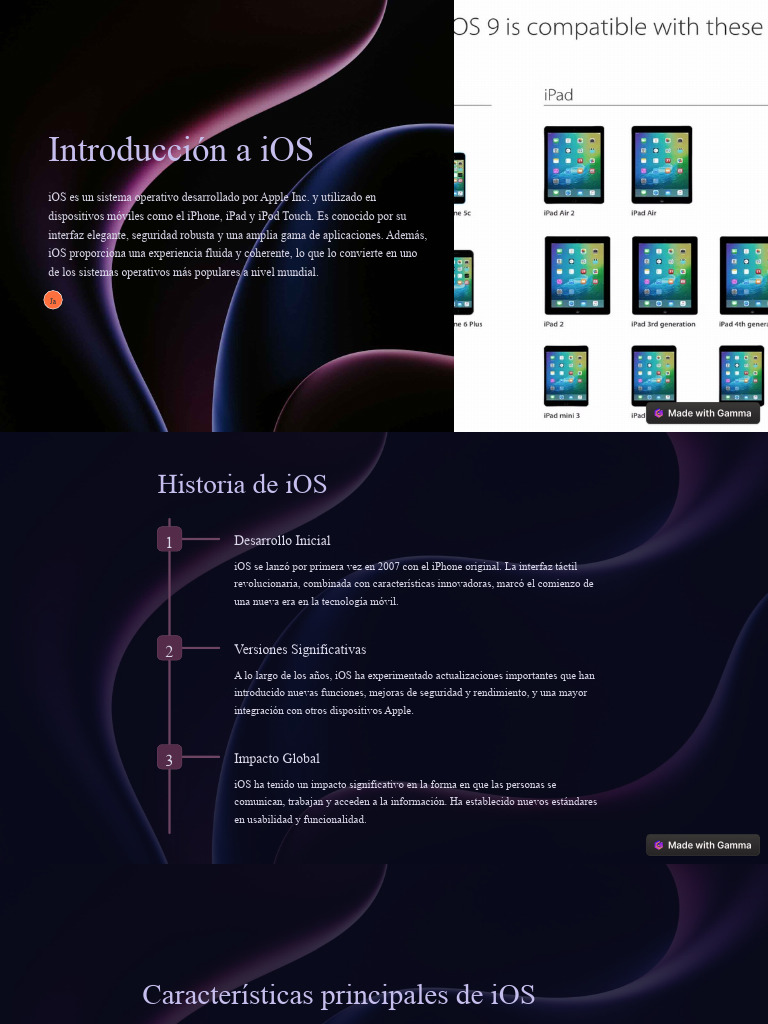 Características Clave del Sistema iOS | PDF | Ios | Apple Inc.