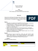 Encuentro Colaborativo Sobre Estrategias para La Construccion de Una Convivencia en Paz Reg. 04, 15,16