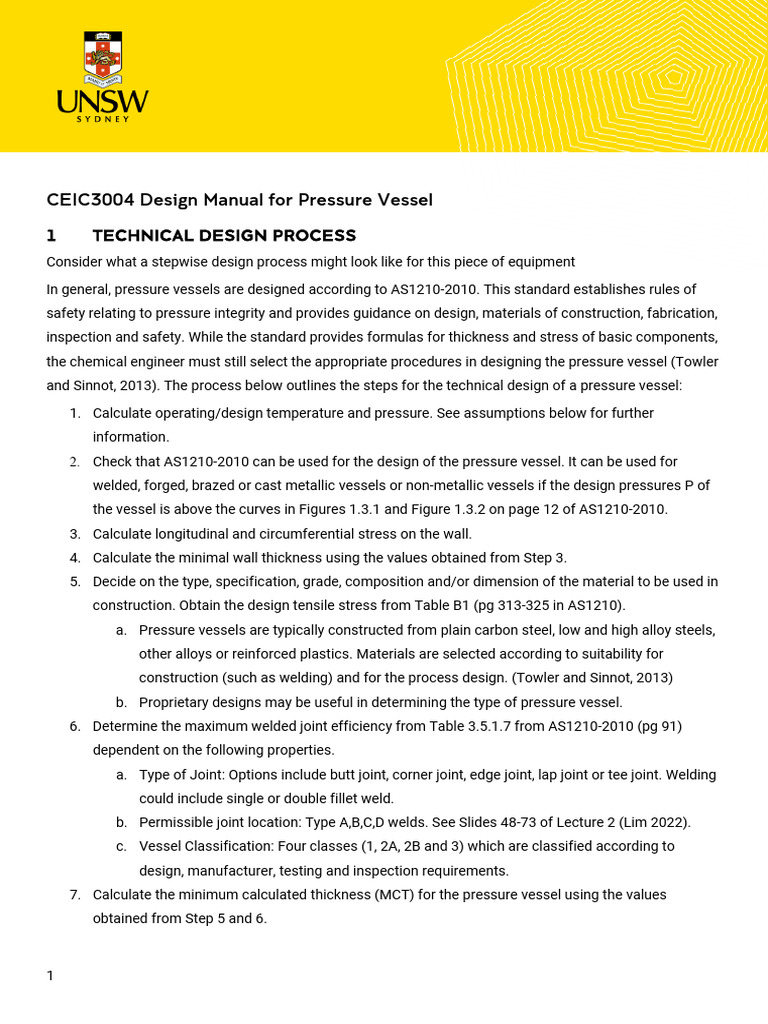 AS1210 Pressure Vessel Design Manual | PDF | Safety | Welding