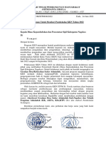 Surat Permohonan Pembekalan KKN 2022 Ducapil Nagekeo