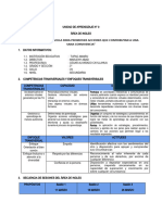 UNIDAD DE APRENDIZAJE #0 - 2023 - 3° y 4° Sec