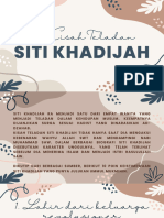 10 Kisah Teladan Khadijah 