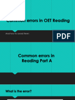 Common Errors in OET Reading - 240105 - 152438