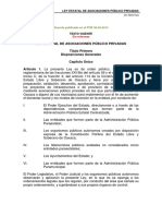 13 Ley Estatal de Asociaciones Publicoprivadas