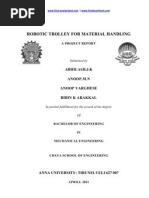 Robotic Trolley For Material Handling-Full Project