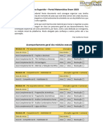 Cronograma Sugerido - Portal Matemática Enem 2023