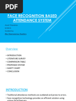 Face Recognition Based Attendance System