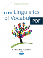 The Linguistics of Vocabulary