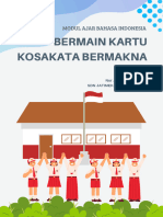 Modul Ajar Bahasa Indonesia - Bermain Kartu Kosakata Bermakna - Fase A