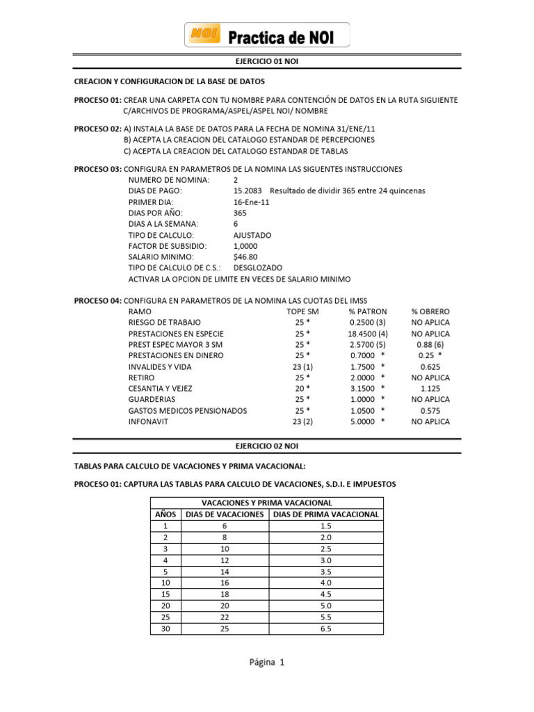 Practica de Noi | PDF | Gastos | Empleo