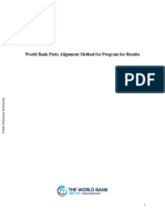 World Bank Paris Alignment Method For Program For Results