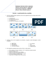 Taller 1 Clasificación de La Materia