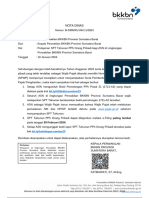 B-0305 - Nota Dinas Pelaporan SPT Tahunan Bagi ASN Perwakilan BKKBN Prov. Sumbar