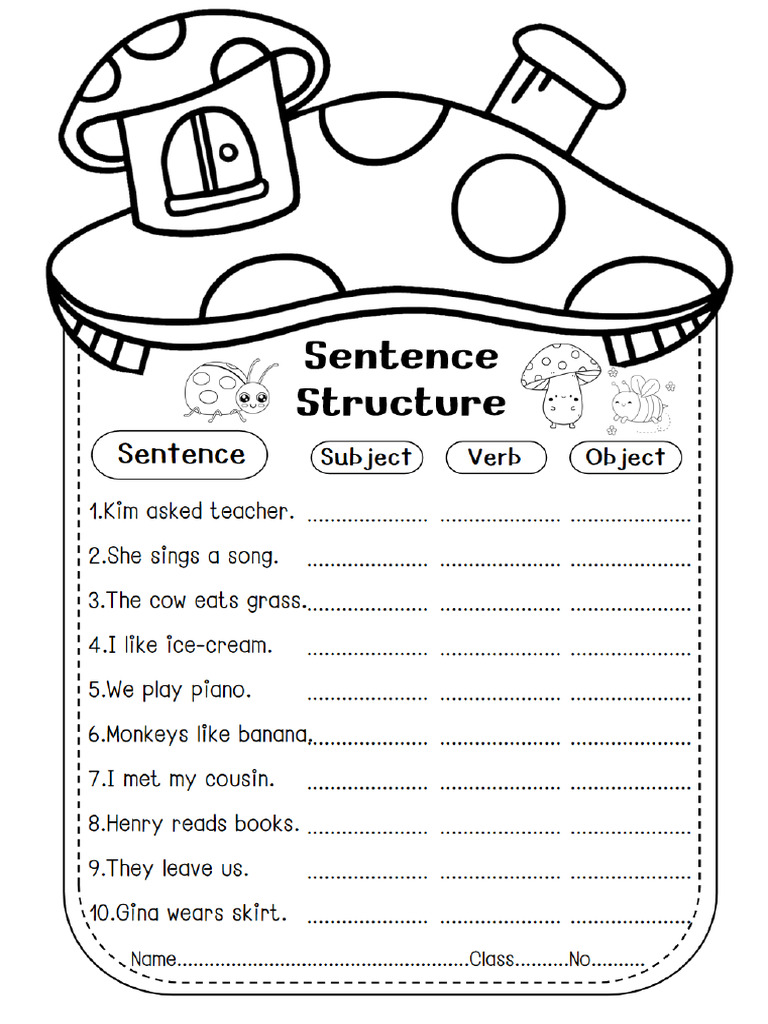 Sentence Structure | PDF