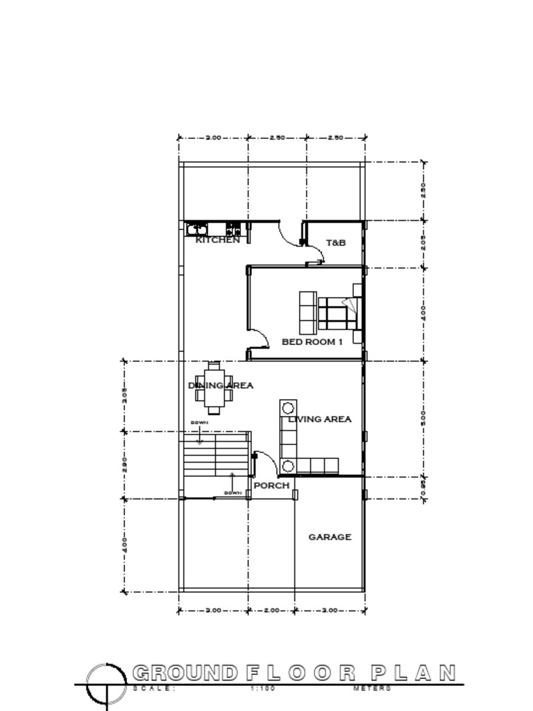 Ground Floor Plan Layout Details | PDF