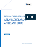 ASEAN Scholarship Applicant Guide