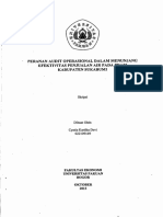 2013 Peranan Audit Operasional Dalam Menunjang Efektivitas Penjualan Air Pada PDAM Kabupaten Sukabumi Oleh Cyntia Kartika Devi 022109169