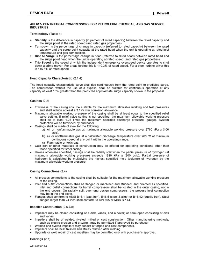 Toaz - Info Api 617 PR | PDF | Bearing (Mechanical) | Strength Of Materials