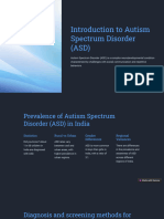 Introduction To Autism Spectrum Disorder ASD