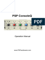 PSP Consoleq: Operation Manual