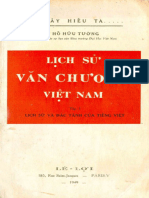 Lich Su Van Chuong Viet Nam Tap 1 - Ho Huu Tuong