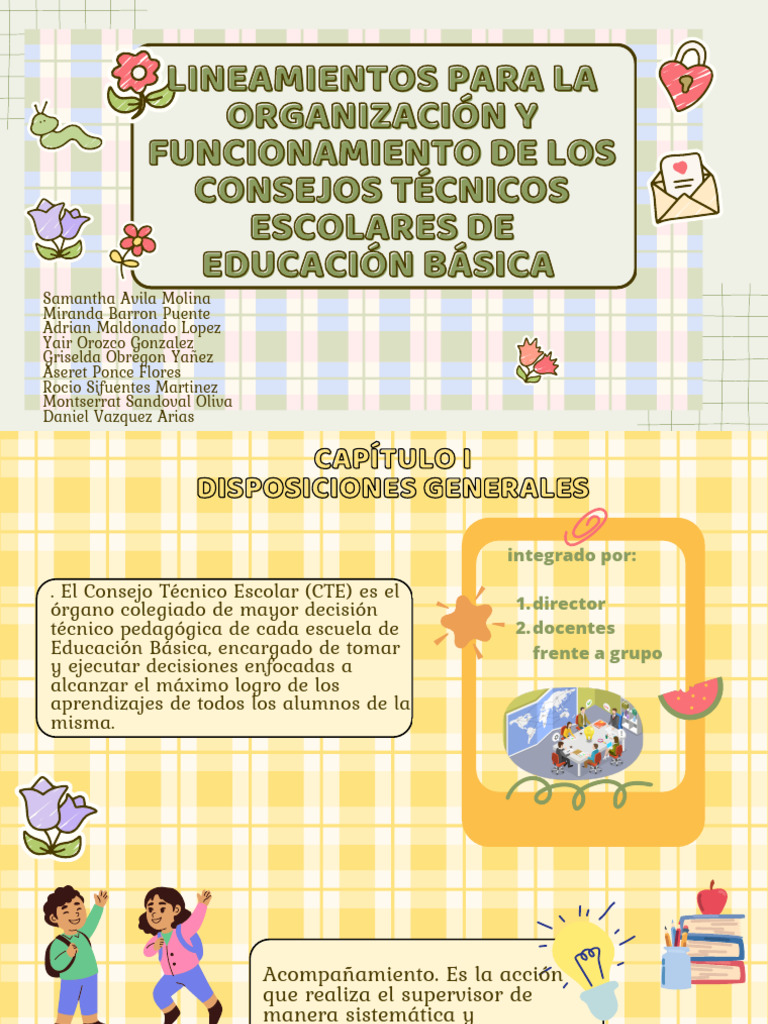 Lineamientos Para La Organización Y Funcionamiento De Los Consejos