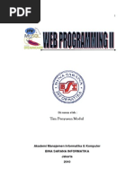 Download Modul d3 Web Programming II Revjuli2010 by San Syarif SN71438353 doc pdf