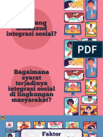 Faktor Mempengaruhi Integrasi Sosial