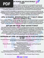Gender and Development Presentation Tagalog | PDF