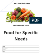 Food For Special Needs 2024 Work Book