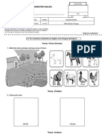 Examen Bimestral 4 Años