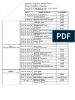 Jadwal Kegiatan Kemah SMK PGRI 2 Palimanan