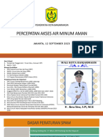 Walikota Banjarmasin - Percepatan Akses Air Minum Aman