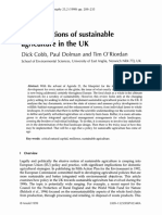 Cobb Et Al 1999 Interpretations of Sustainable Agriculture in The Uk