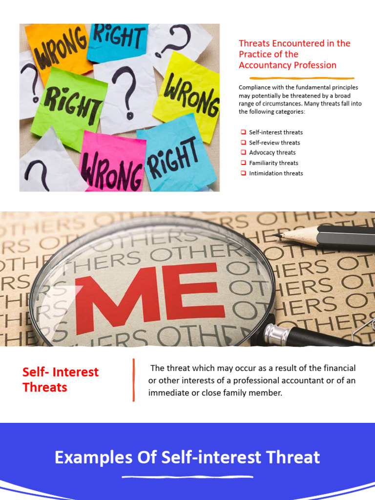 MAS 4 TOPIC 1 Threats and Safeguards in The Practice of Accountancy ...