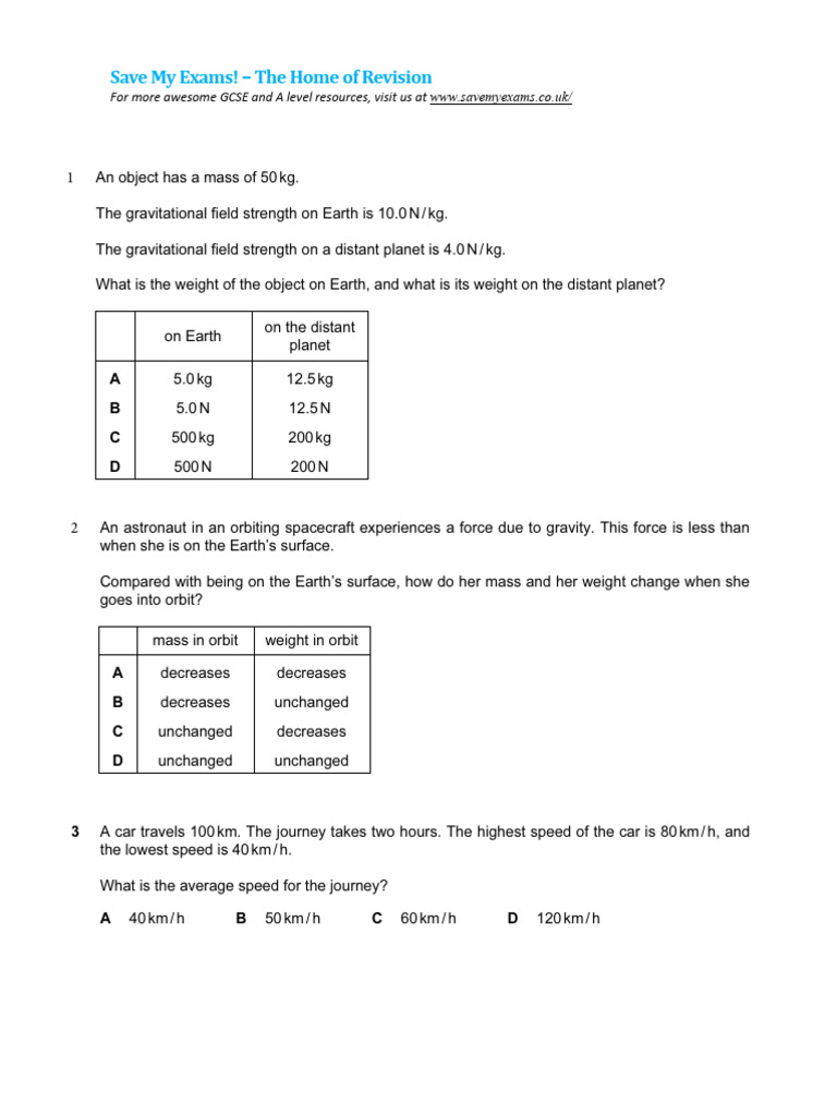 Igcse Cie Physics Pmt