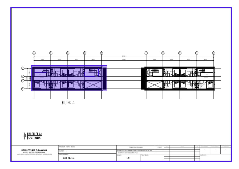A B C D E F G H I J: Structure Drawing | PDF