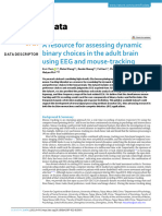 A Resource For Assessing Dynamic Binary Choices in The Adult Brain Using EEG and Mouse-Tracking