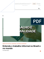Entenda o Trabalho Informal No Brasil e No Mundo - Politize!