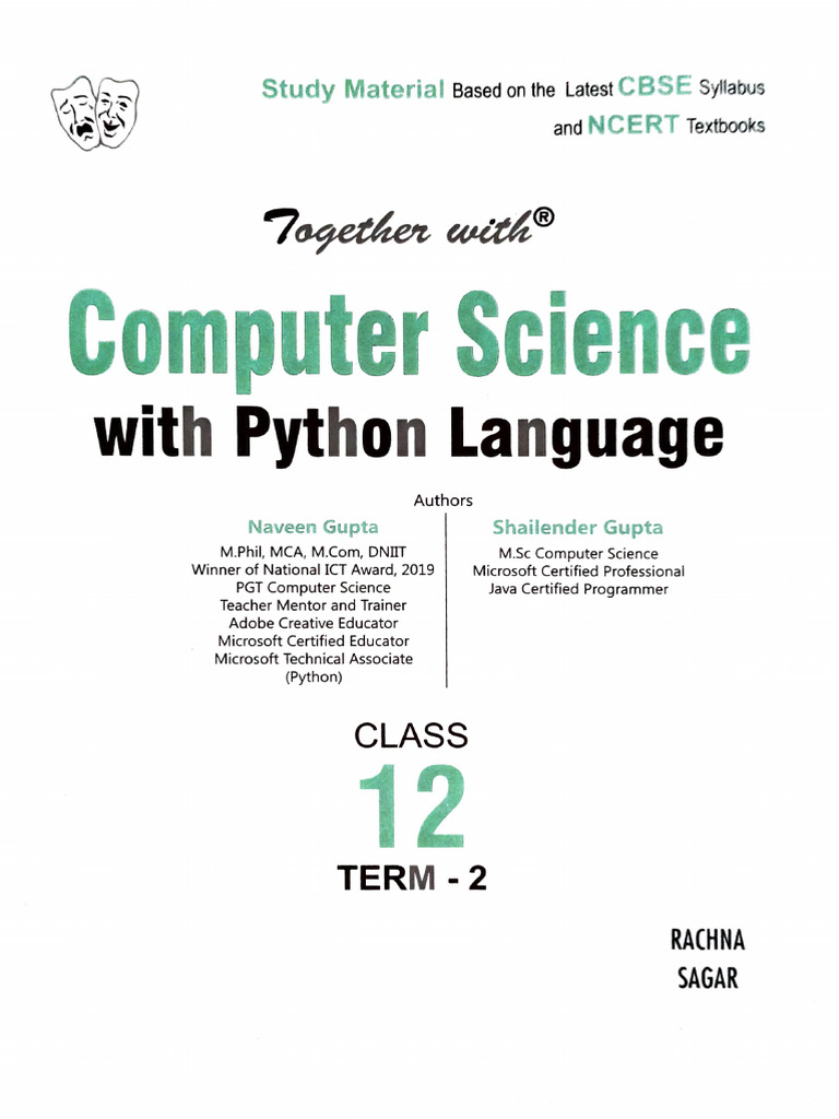 Together With (Python) Class-12 Term-2 2022 | PDF