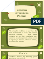 4th Quarter LESSON 6 Workplace Environmental