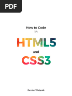 Cover - HowToCodeInHTMLAndCSS