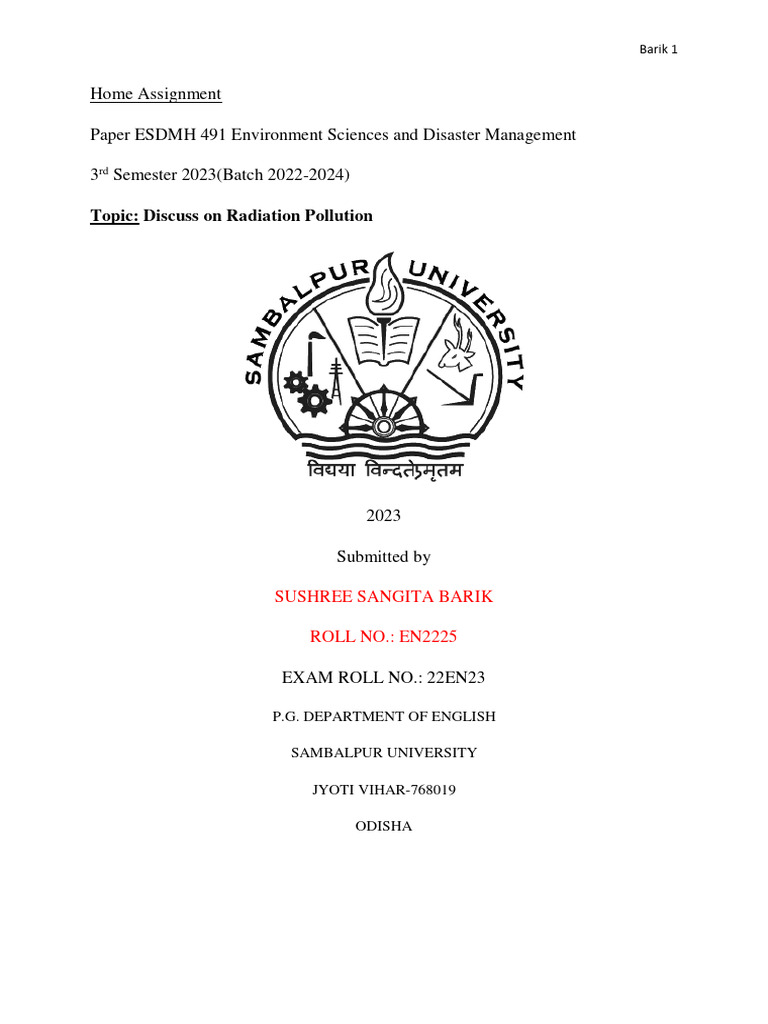 Understanding Radiation Pollution Effects | PDF | Radioactive Decay ...