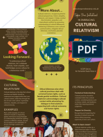 Cultural Relativism Brochure Sample