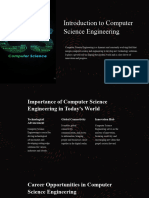 Introduction To Computer Science Engineering