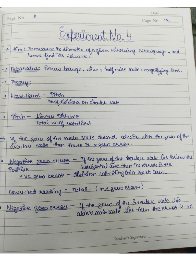 Physics Experiment Pdf