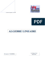 Cours D'algebre Lineaire