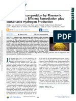 Direct H2 SDecompositionby Plasmonic Photocatalysis
